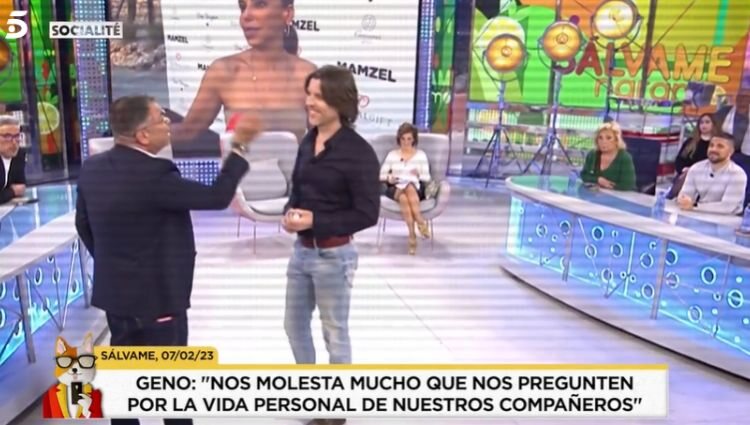 Jorge Javier Vázquez llamando falsos a los triunfitos/ Foto: Telecinco