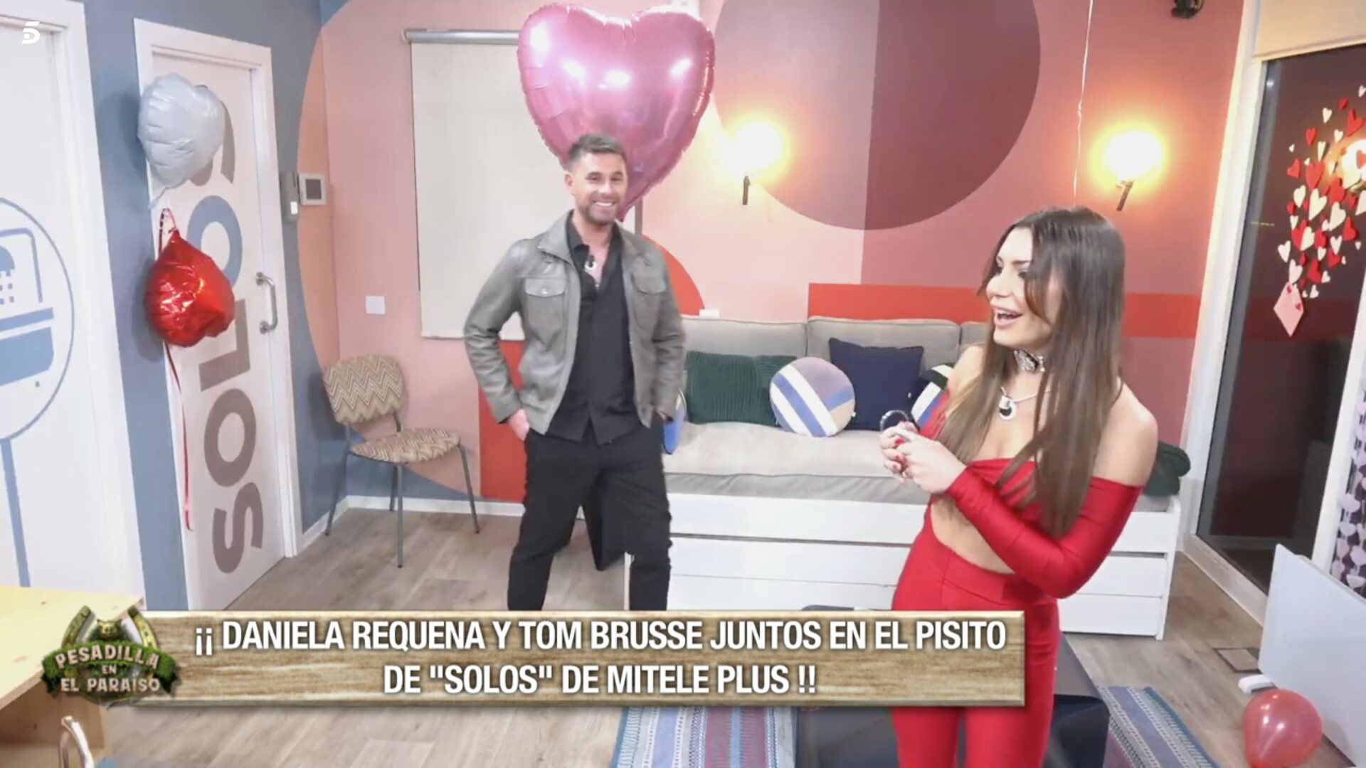 Daniela Requena y Tom Brusse entran a 'Solos' / Foto: Telecinco.es