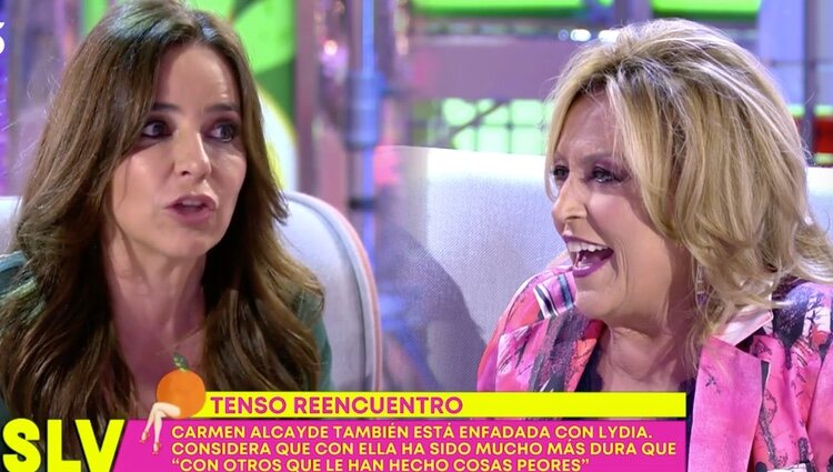 Lydia y Carmen se enfrentan | Foto: telecinco.es