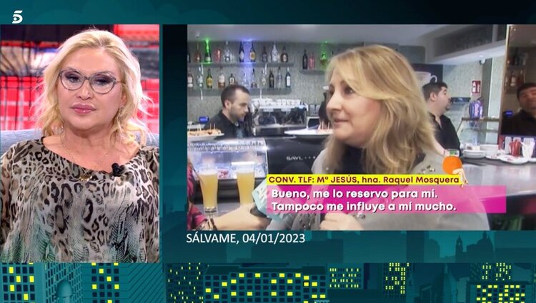 Raquel Mosquera no se habla con su hermana | Foto: Telecinco