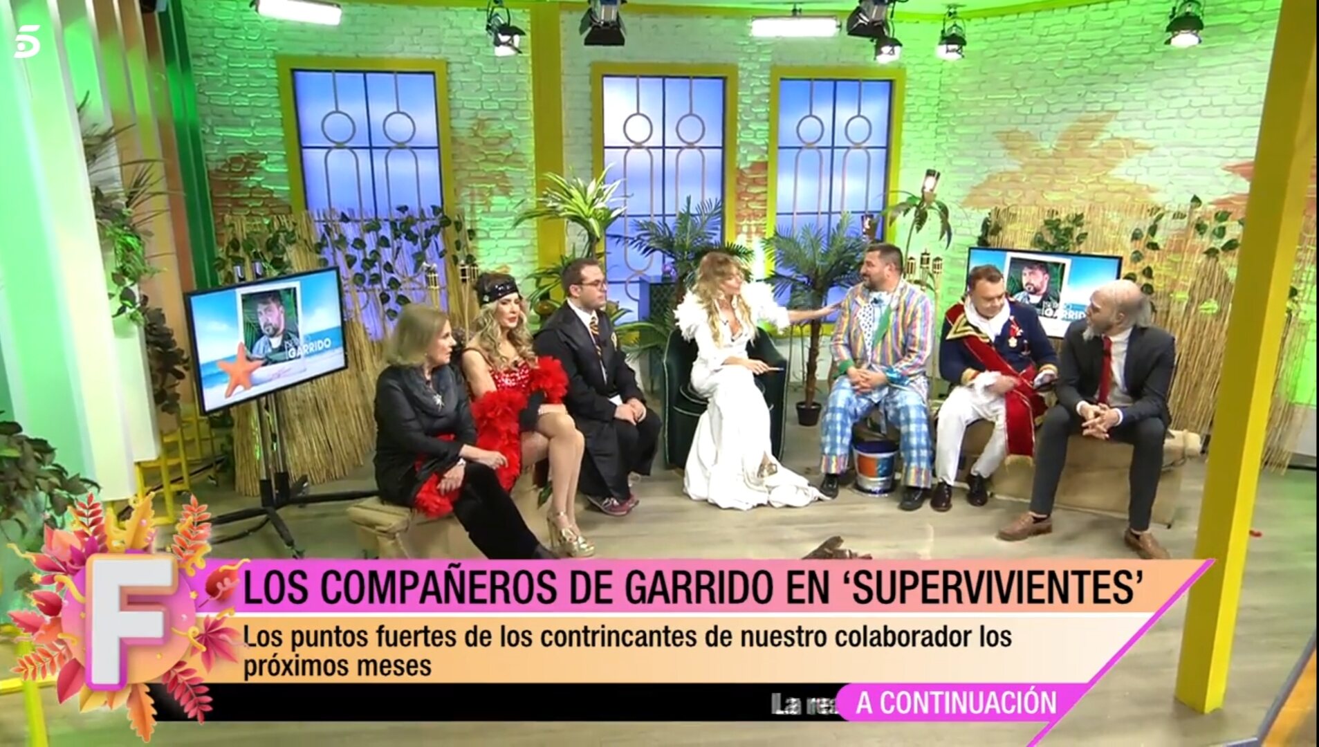 Sergio Garrido anuncia su participación durante el programa de 'Fiesta' / Foto: Telecinco.es