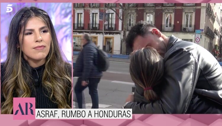 Isa Pantoja viendo su despedida | Foto: telecinco.es