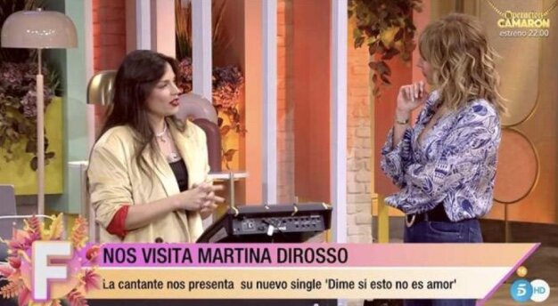 Martina diRosso en 'Fiesta' / Foto:Telecinco.es