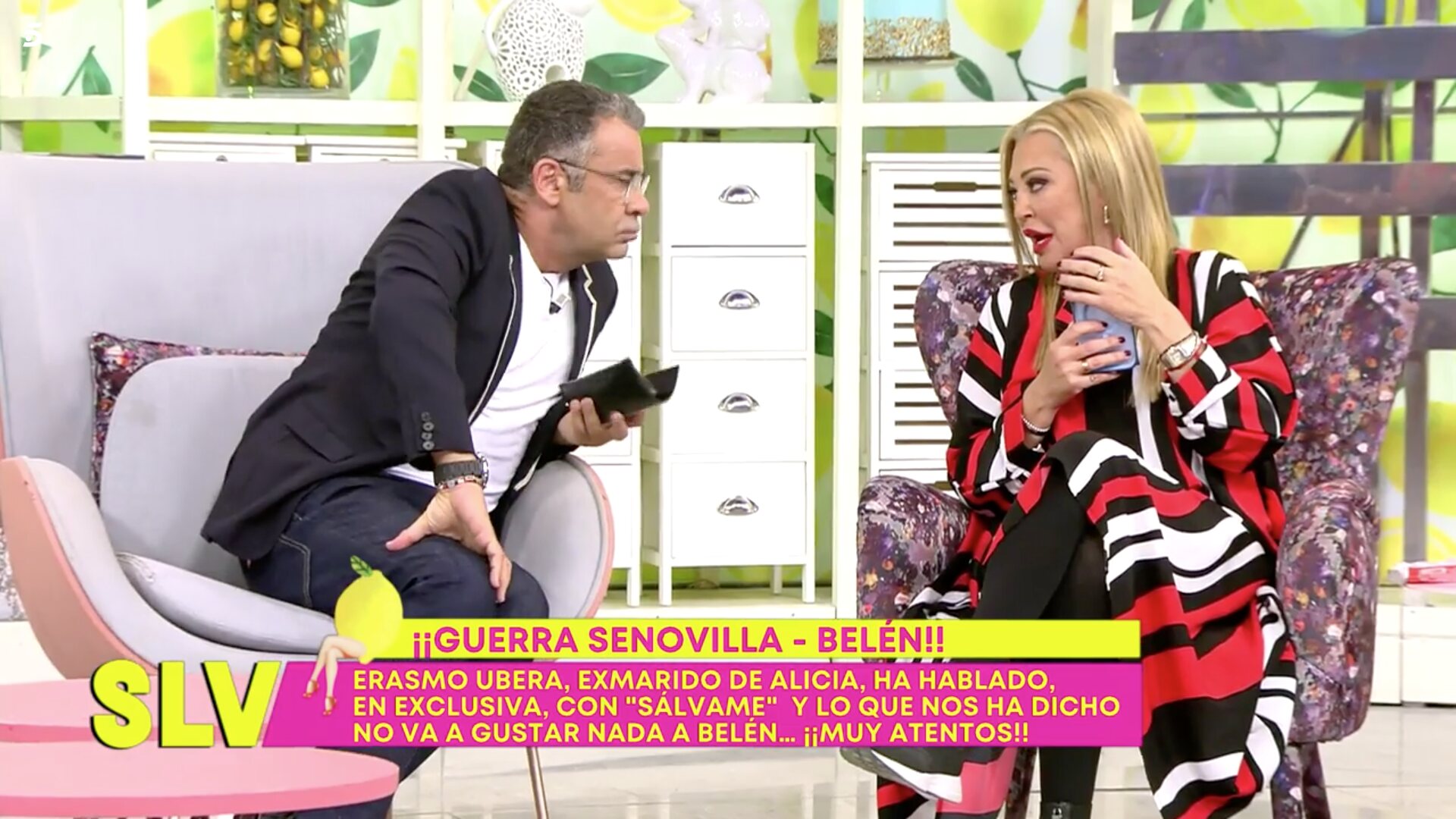 Belén Esteban y Jorge Javier Vázquez / Foto: Telecinco.es