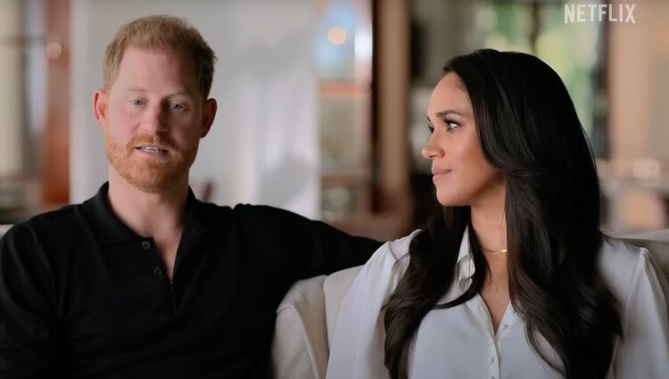 Harry y Meghan en el documental de Netflix