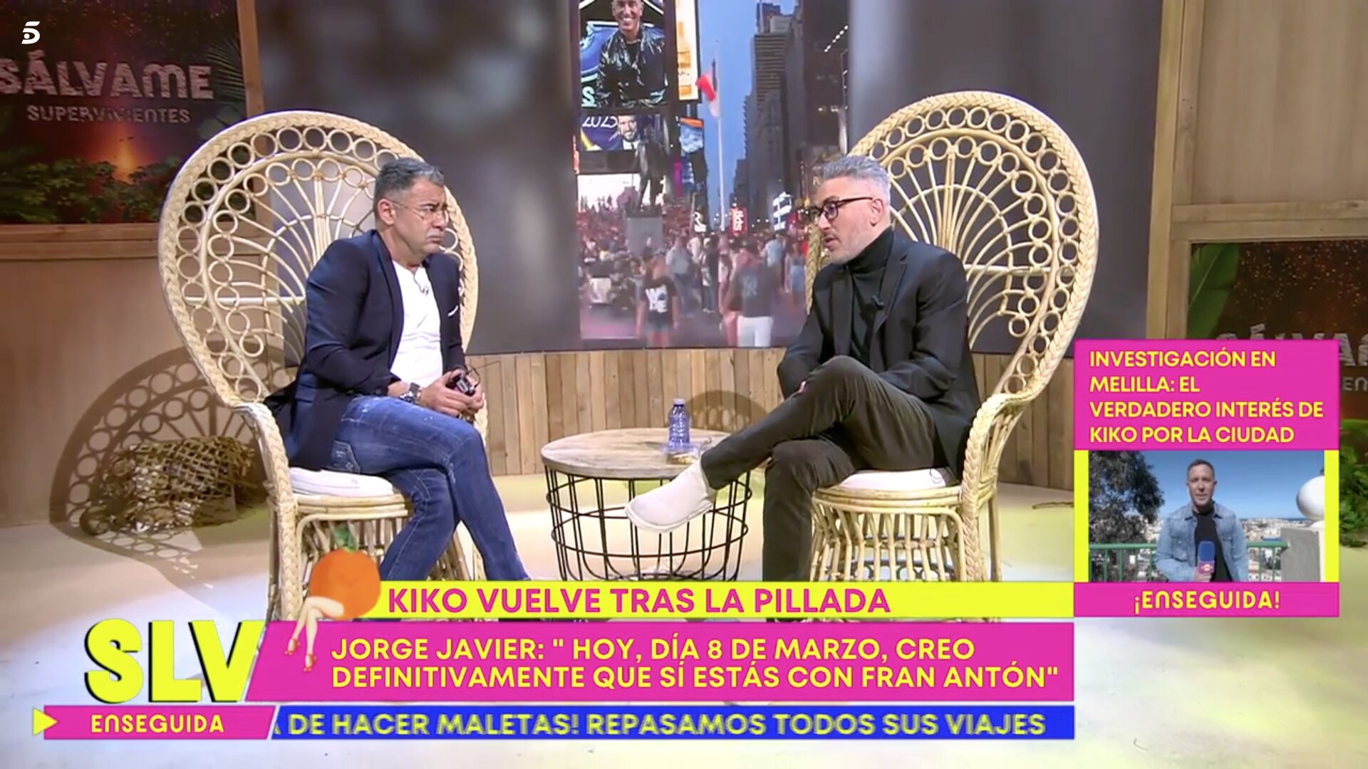 Kiko Hernández se sincera con Jorge Javier / Foto: Telecinco.es