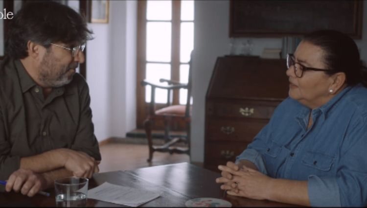 María del Monte con Jordi Évole en el programa 'Lo de Évole'/ Foto: La Sexta