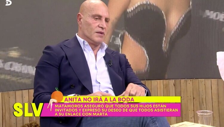 Kiko Matamoros reacciona a la declaraciones de Anita Matamoros/ Foto: Telecinco