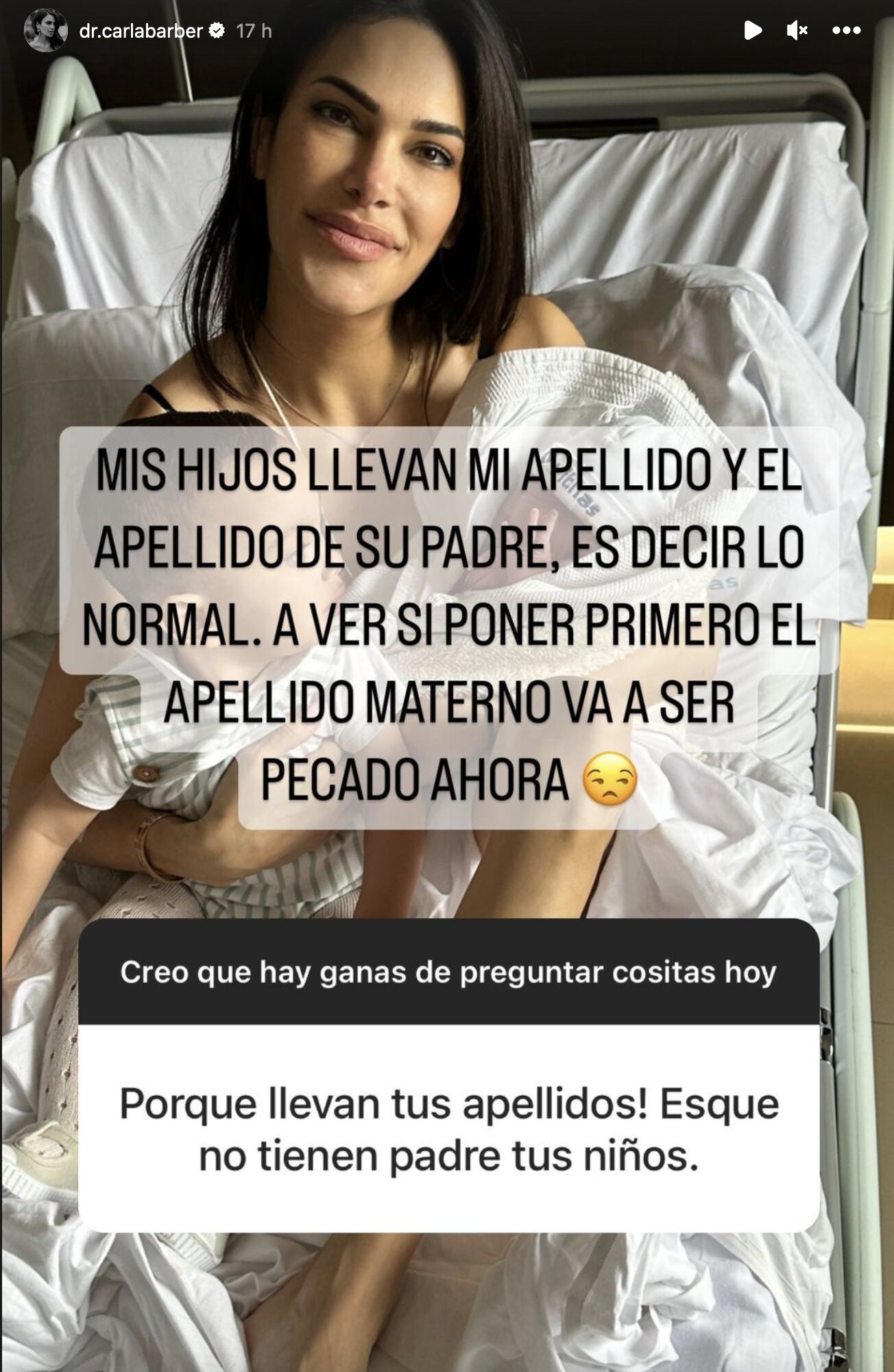 Carla Barber habla de su segundo hijo/ Foto:Instagram