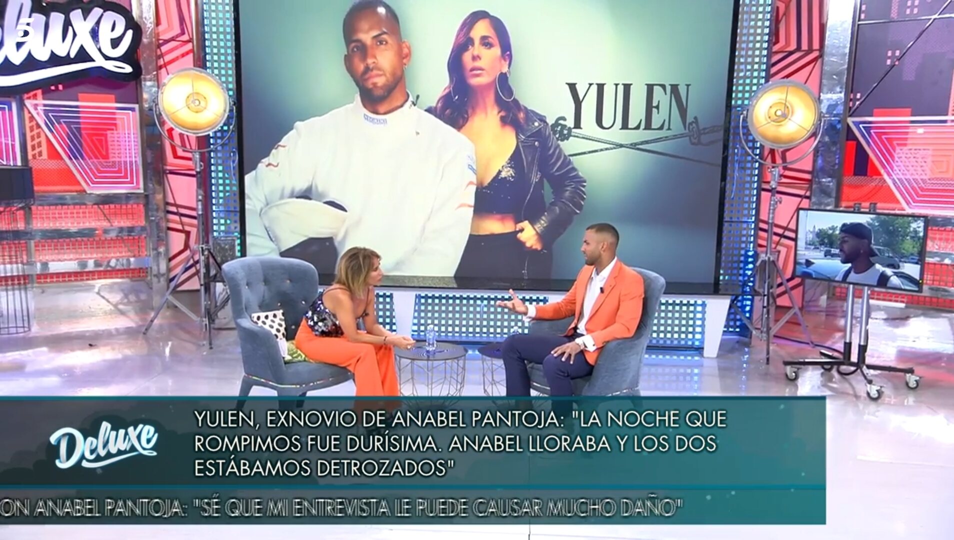 Yulen Pereira en 'Viernes Deluxe' / Foto: Telecinco.es