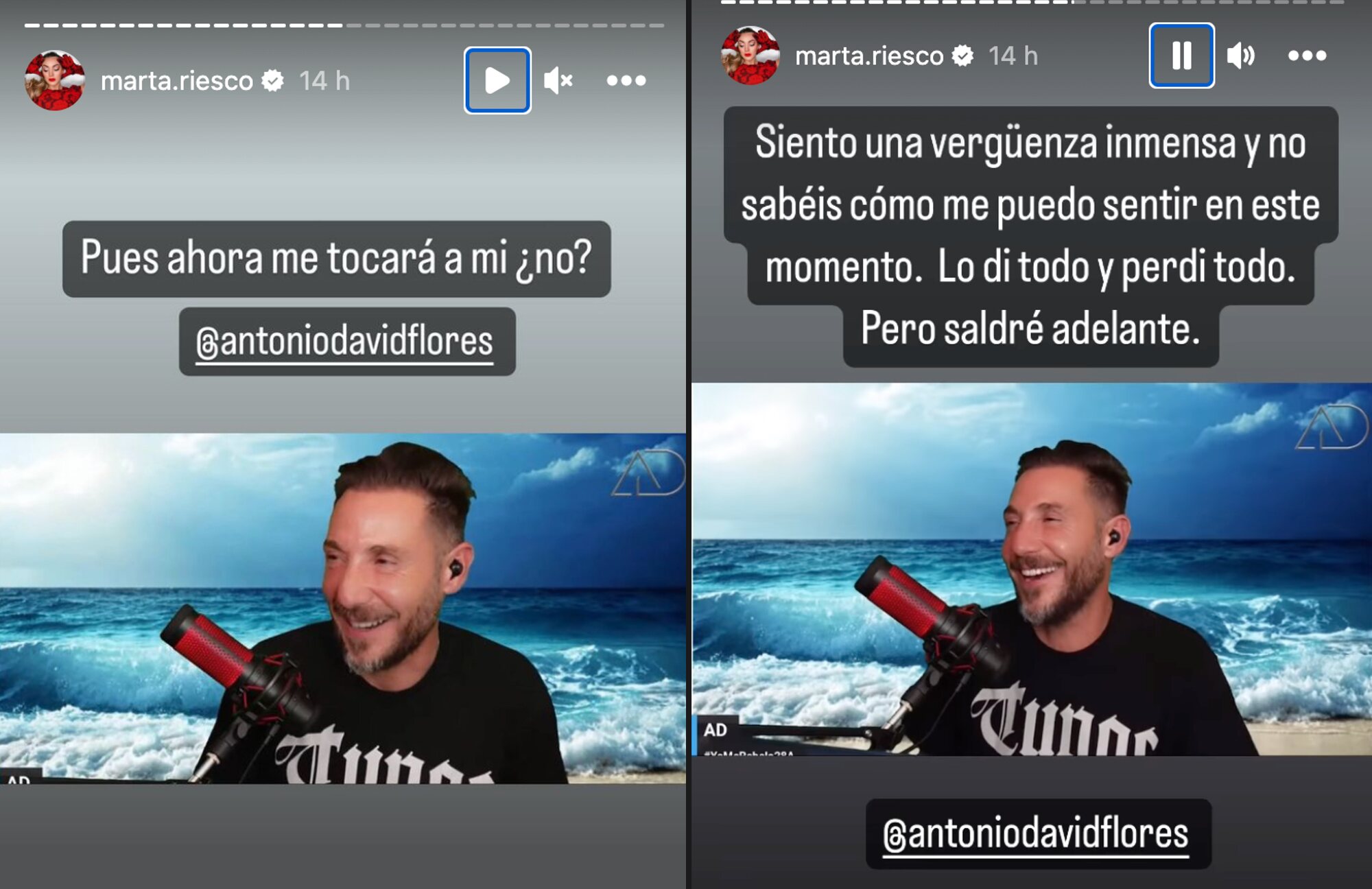 Marta Riesco, enfadada por la actitud de Antonio David tras su ruptura | Fotos: Instagram