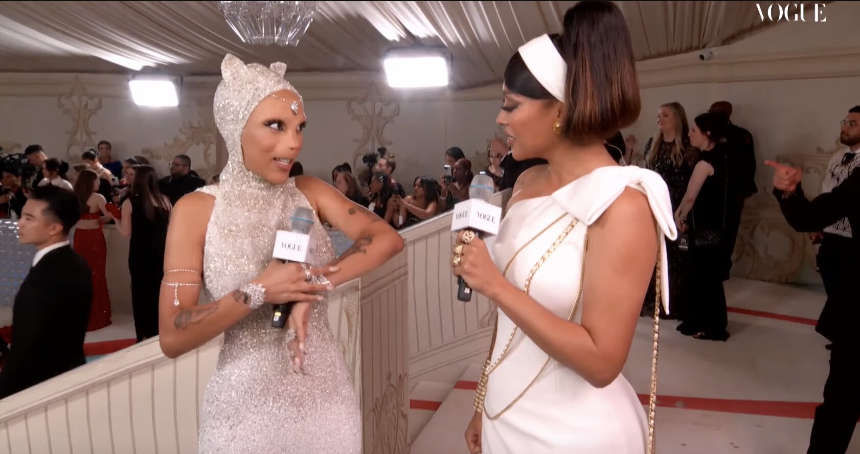 Doja Cat homenajea a Choupette en la MET Gala 2023 | Foto: Youtube