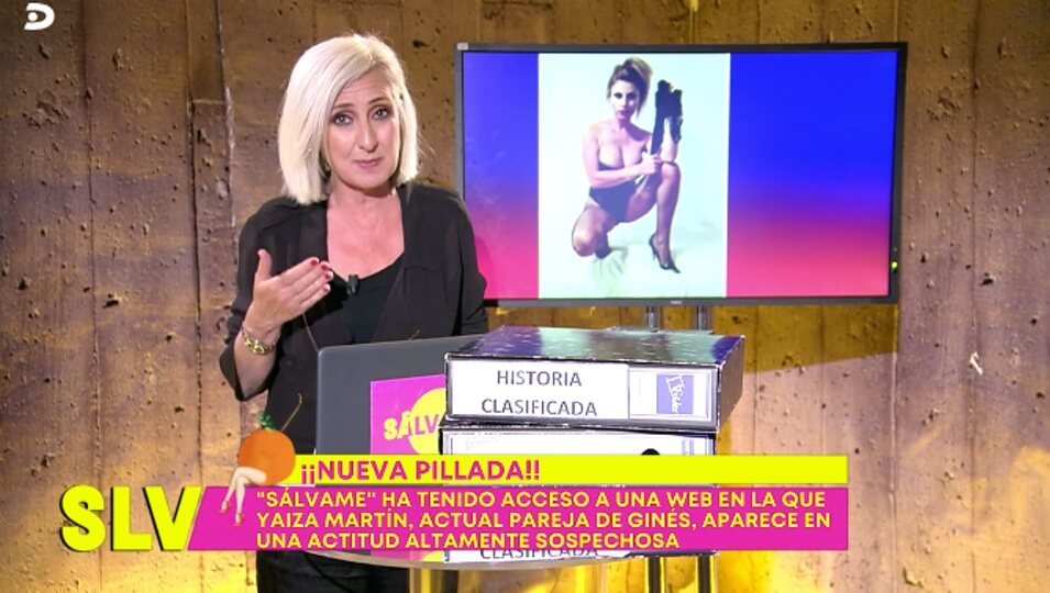 'Sálvame' desvela una nueva información comprometida de Yaiza Martín/ Foto: Telecinco