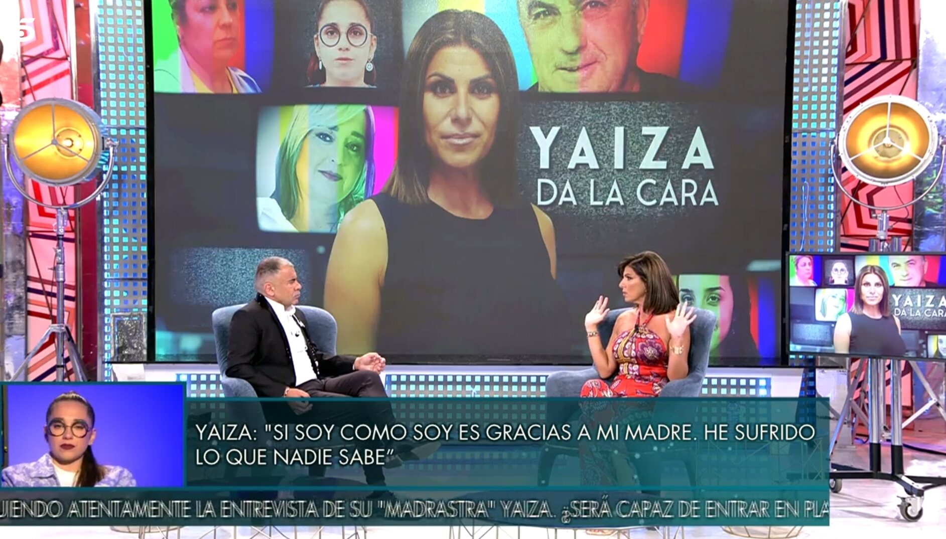 Yaiza Martín da la cara en 'Viernes Deluxe' / Foto: Telecinco.es