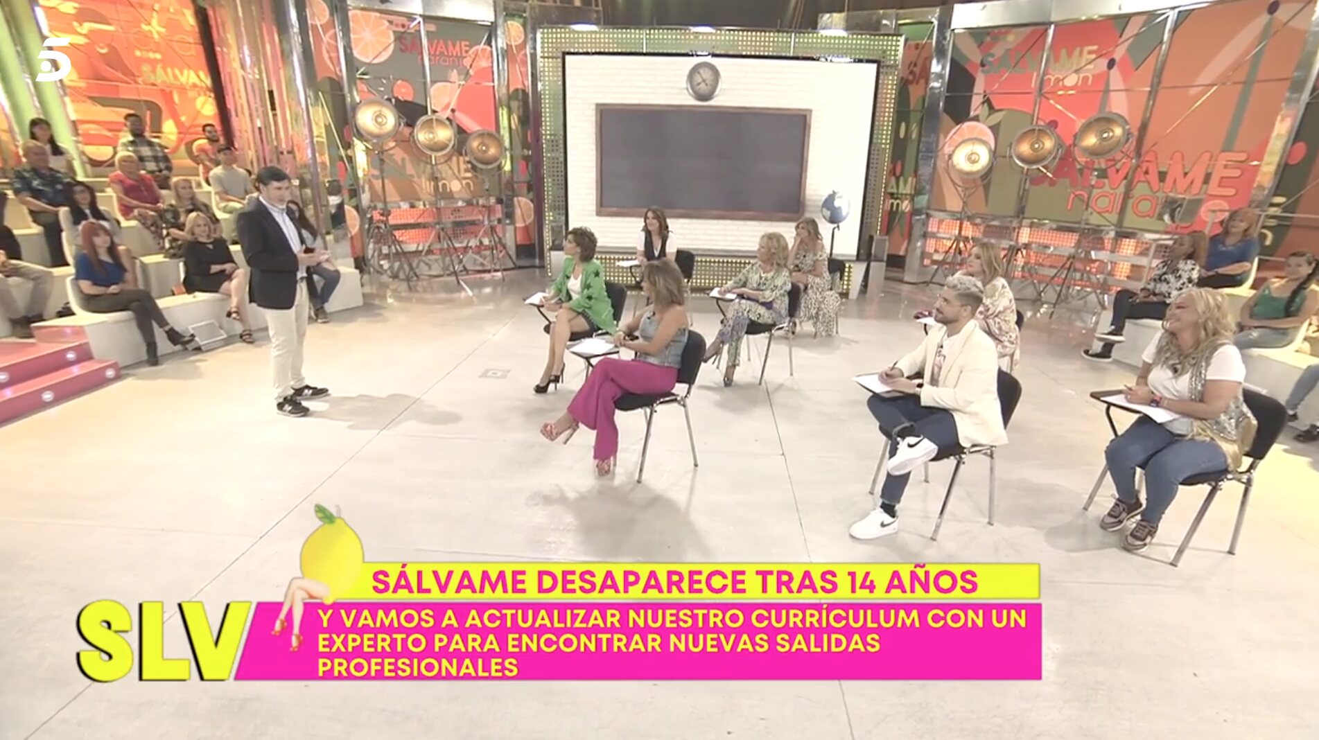 Los colaboradores arrancan 'Sálvame' hablando del la cancelación | Foto: Telecinco.es