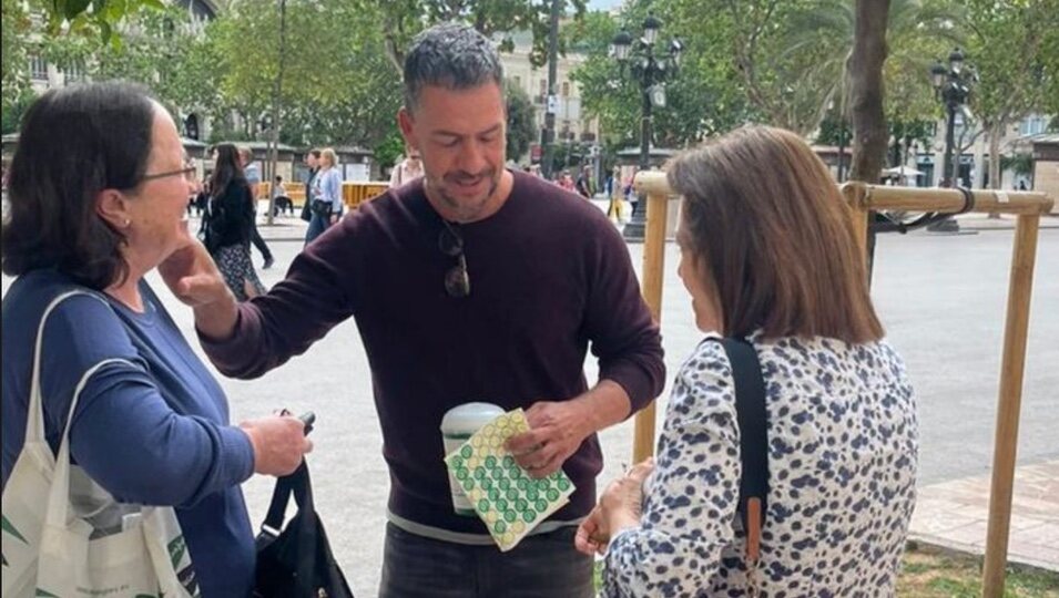 Nacho Palau participando con la AECC | Instagram