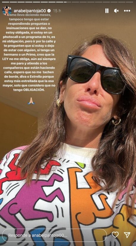 Anabel Pantoja responde a Kiko H en sus stories / Foto: Instagram