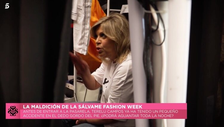 Terelu Campos sufre un inconveniente antes de la 'SFW2023' | Foto: Telecinco