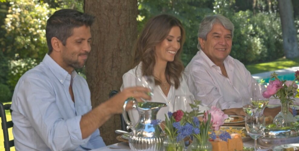 Ana Boyer y Fernando Verdasco se ríen de la broma / Foto: Telecinco.es