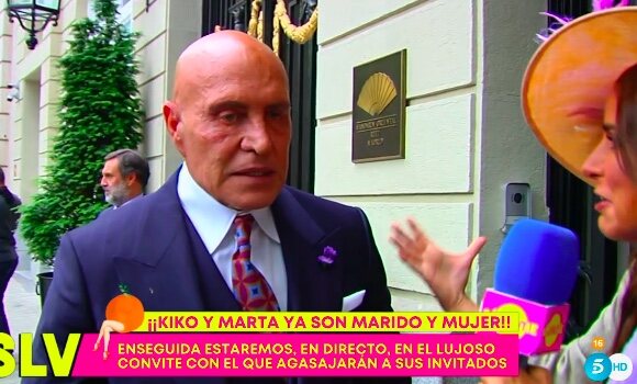 Kiko a su llegada al Ritz | Foto: telecinco.es