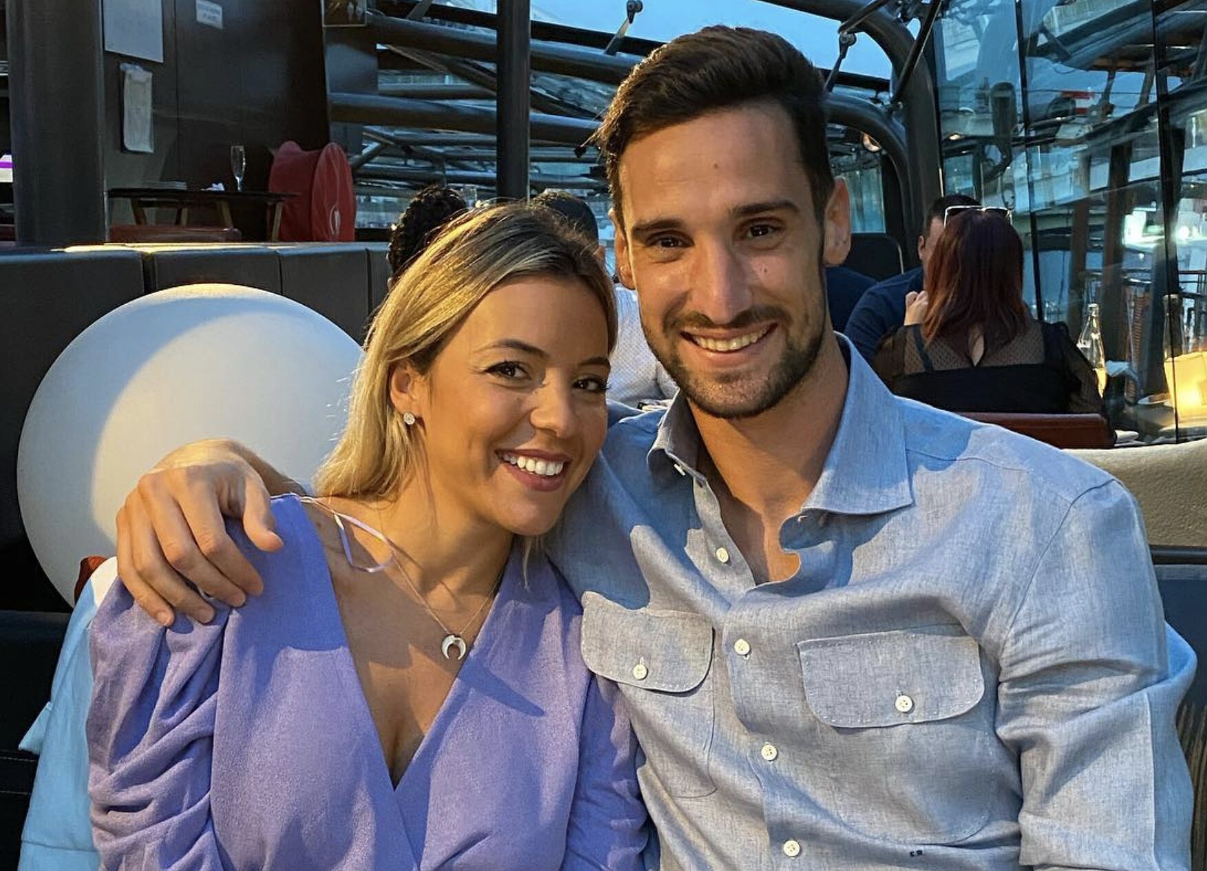 Sergio Rico y Alba Silva/ Foto: Instagram