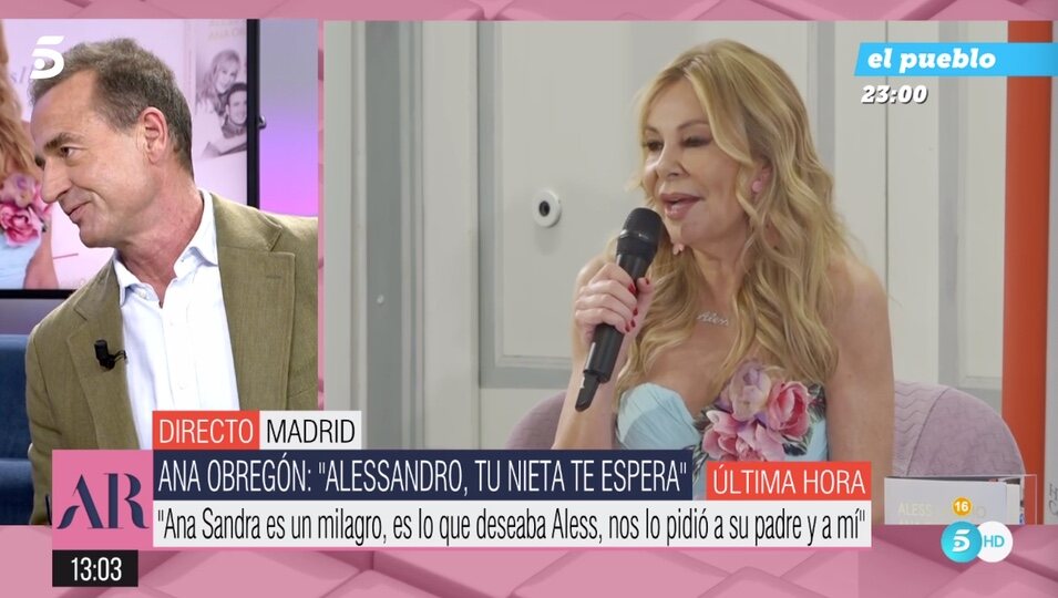 Alessandro Lequio reacciona a las palabras de Ana Obregón | Foto: telecinco.es