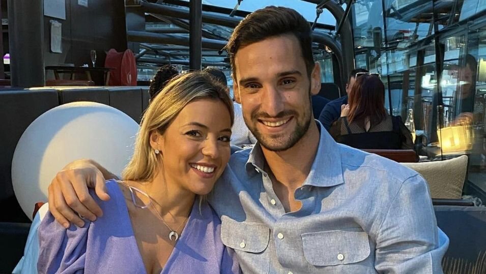 Sergio Rico y Alba Silva antes del accidente | Foto: Instagram