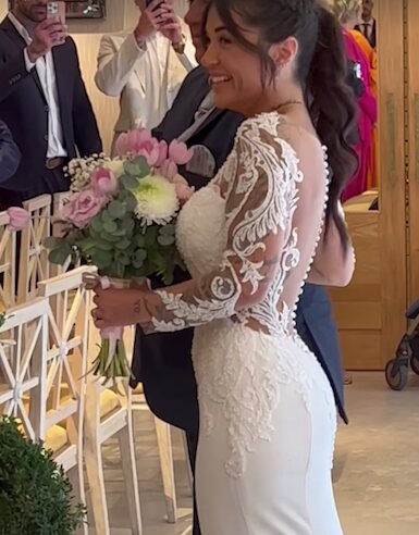 Fiama Rodríguez vestida de novia/ Foto: Instagram