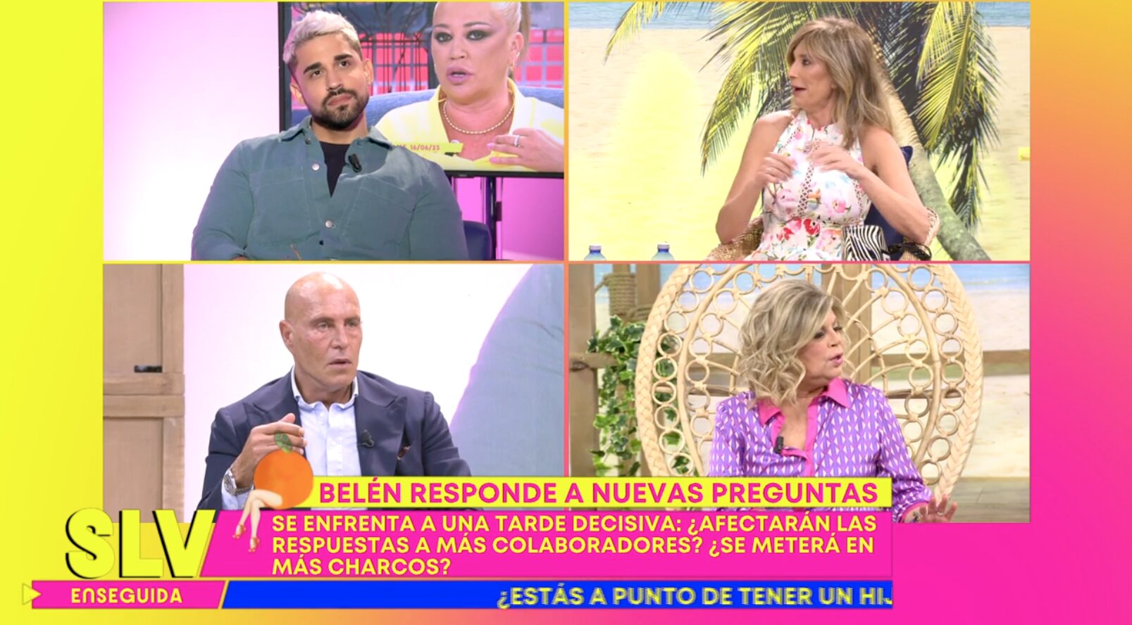 Belén Esteban se enfrenta a Miguel Frigenti por sus palabras | Foto: Telecinco.es