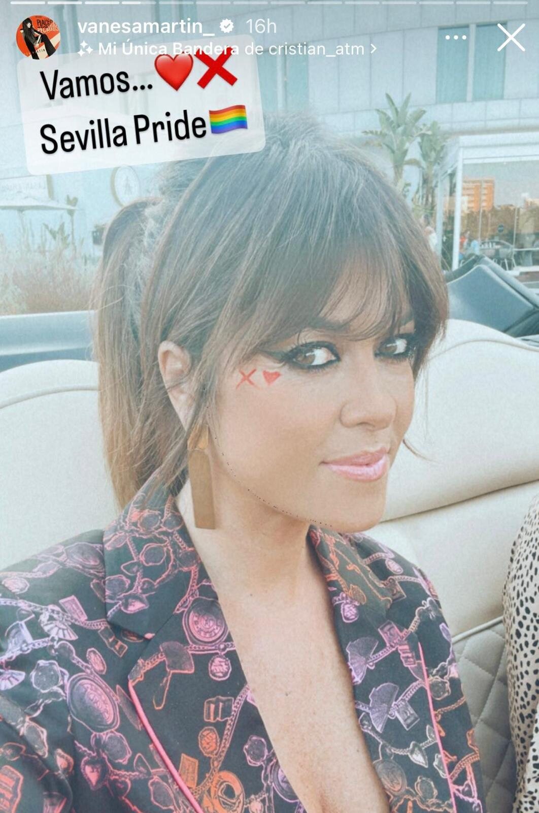 Vanesa Martín en el Orgullo LGTBIQ+ de Sevilla/ Foto: Instagram