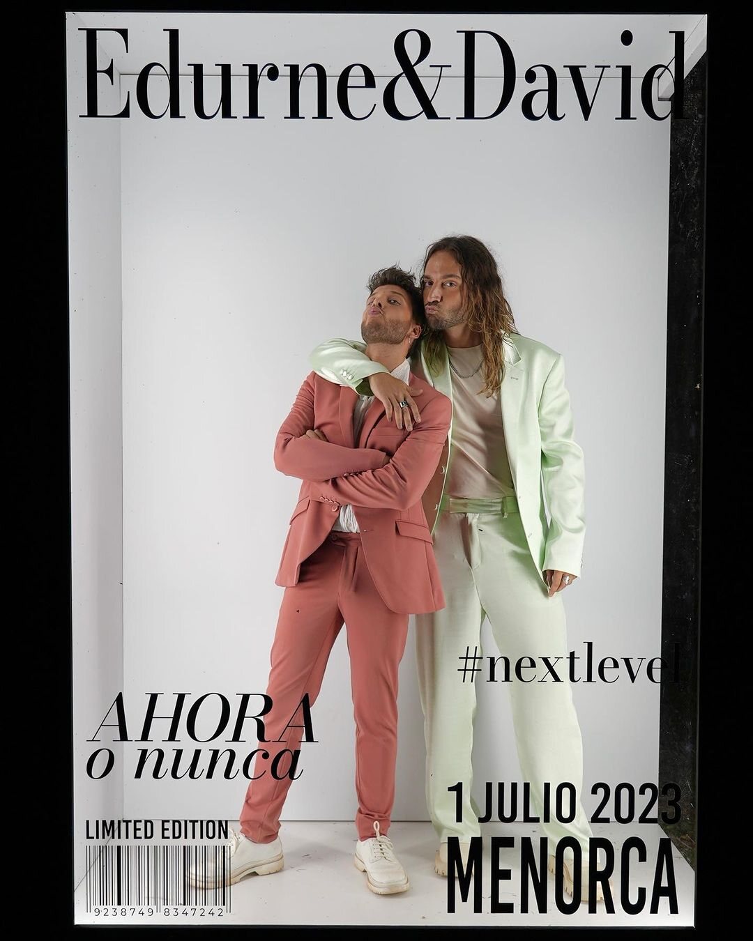 Blas Cantó y Dangelo en la boda de Edurne y De Gea | Foto: Instagram