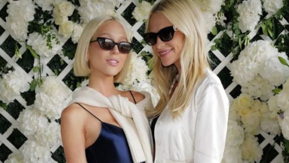 Olympia de Grecia y Poppy Delevingne en Wimbledon 2023