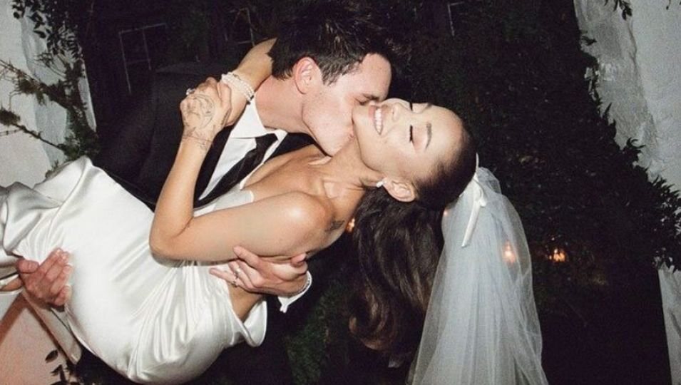 Boda de Ariana Grande y Dalton Gomez | Foto: Instagram