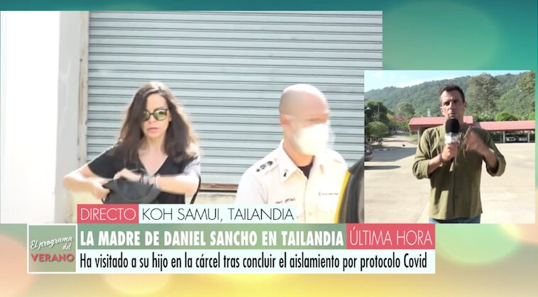 Silvia Bronchalo vista saliendo de prisión tras visitar a su hijo Daniel Sancho/ Foto: 'El programa del verano'