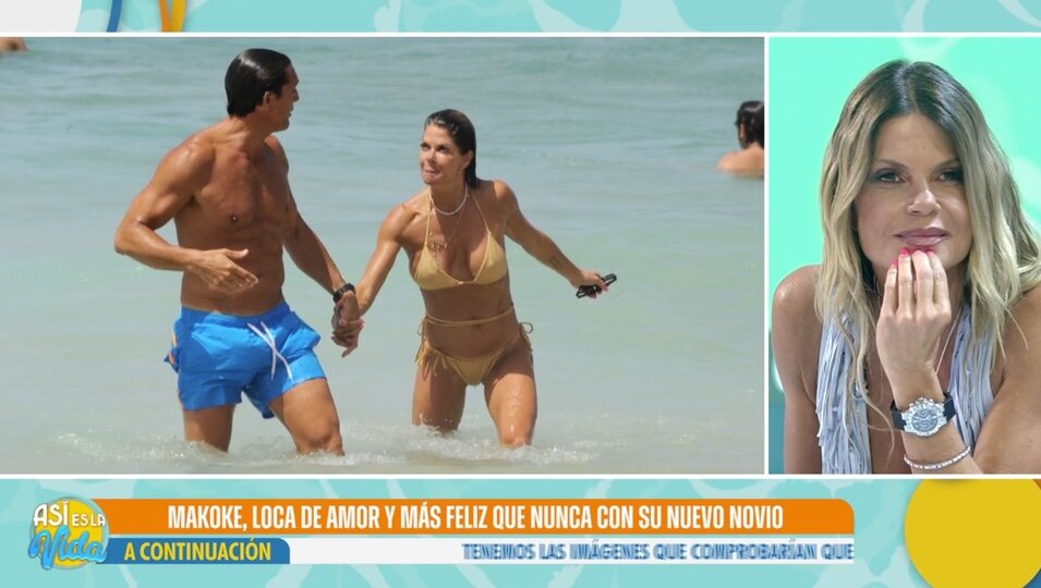 Makoke y su novio disfrutan de la playa | Foto: telecinco.es