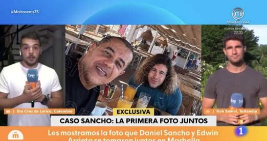 La última foto de Daniel Sancho y Edwin Arrieta antes del crimen/ Foto: 'Mañaneros' de La 1