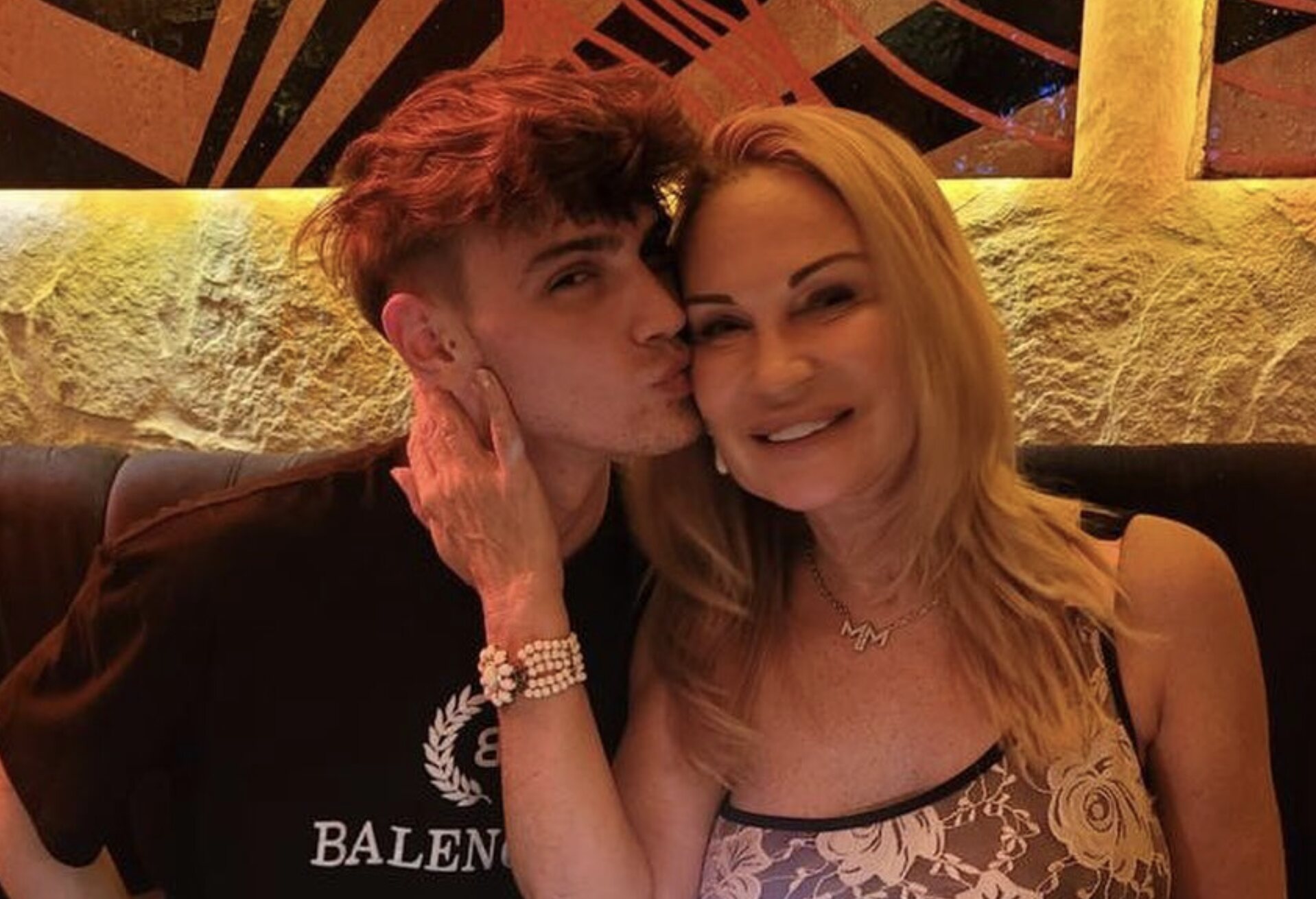 Marlene Mourreau y su hijo Gabriel Guevara/ Foto: Instagram