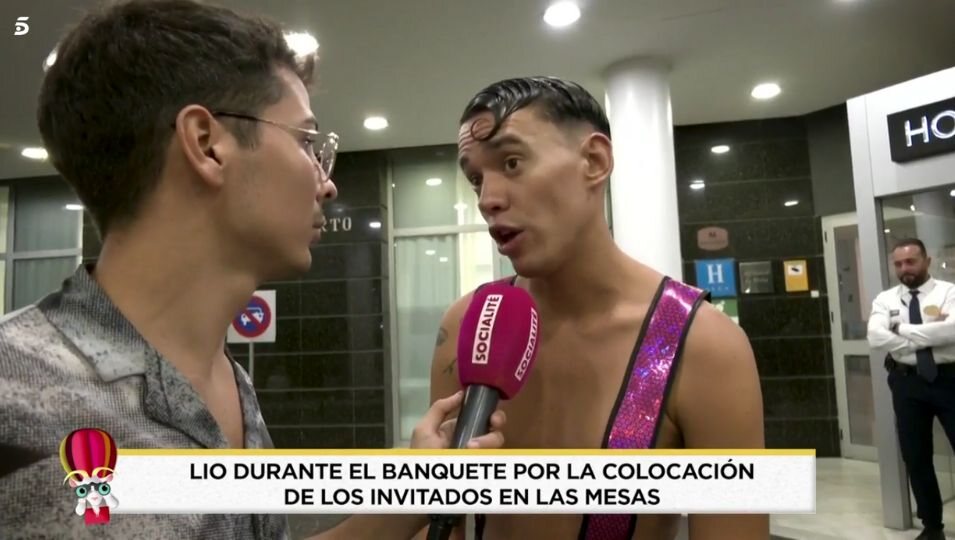 José Perea cuenta el momento de tensión en la boda de Kiko y Fran | Foto: Telecinco.es