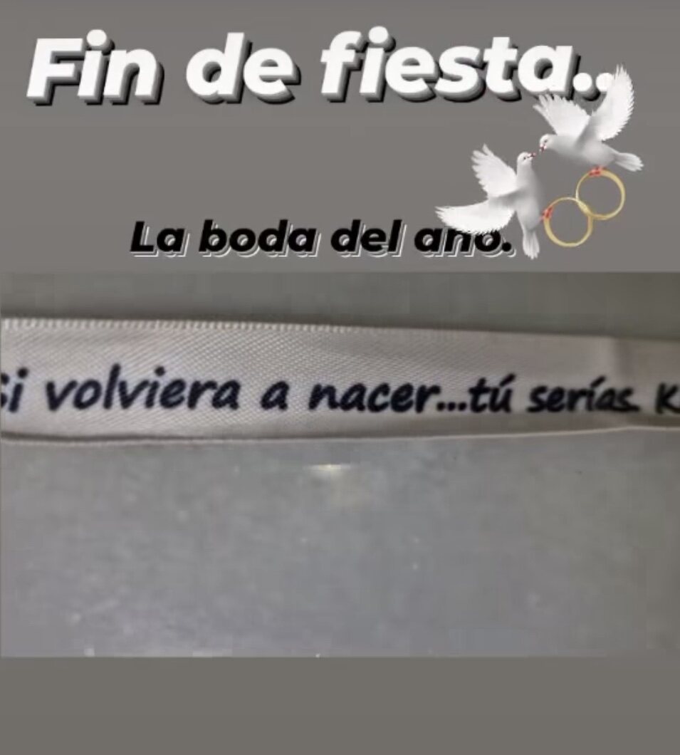 Pulsera de la boda de Fran y Kiko | Instagram