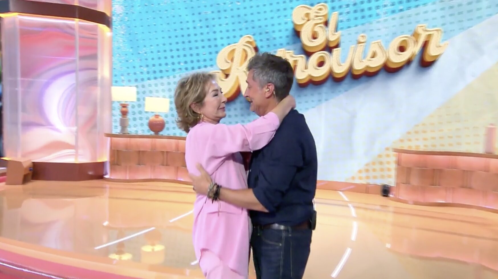 Ana Rosa Quintana se reencuentra con Antonio Hidalgo en 'TardeAR'/ Foto: telecinco.es