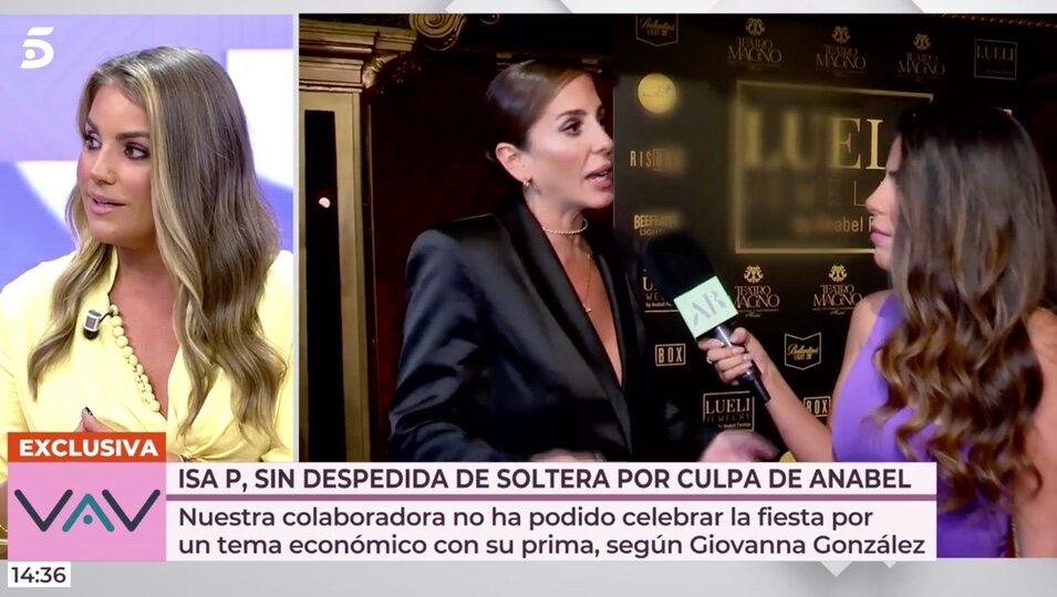 Giovana da su información | Foto: telecinco.es