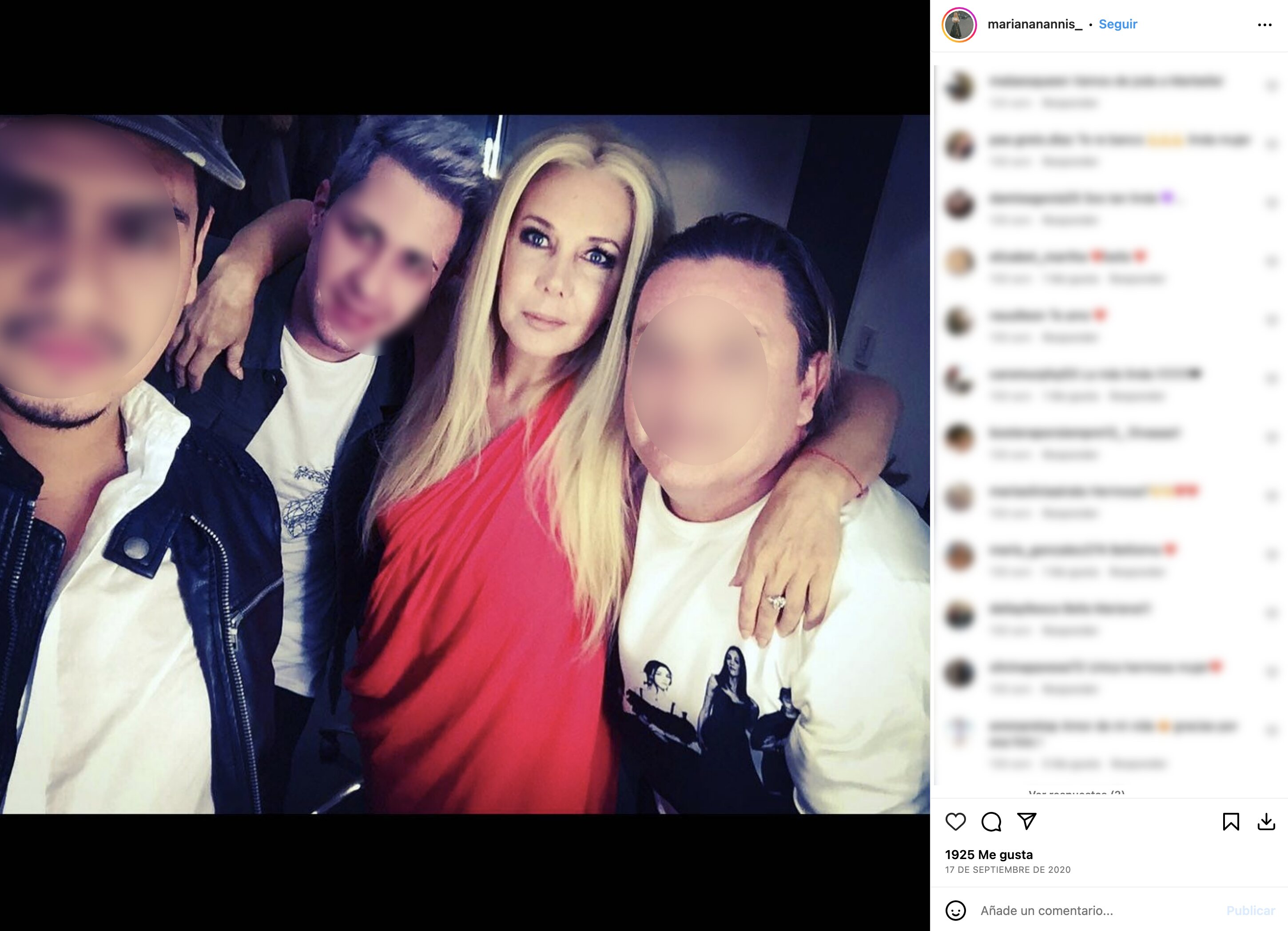 Mariana Nannis podría interponer una demanda contras su hijo Alex | Foto: Instagram