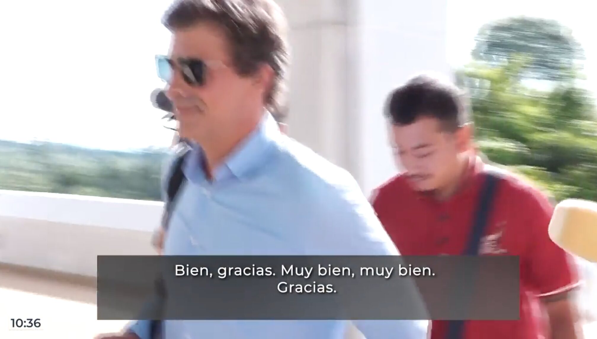 Rodolfo Sancho llegando a los juzgados para reencontrarse con su hijo | Foto: Telecinco.es