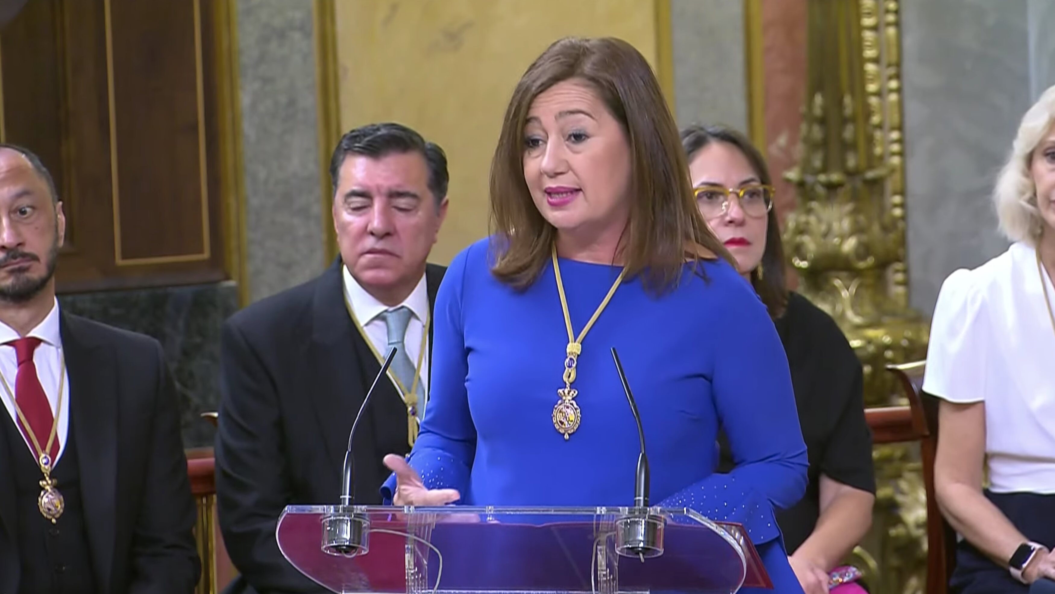 Francina Armengol en su discurso