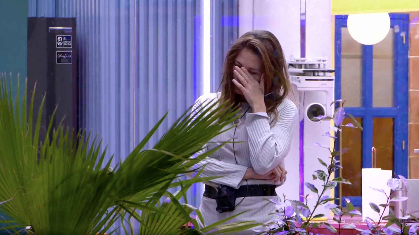 Jessica Bueno llorando al recordar su ruptura/ Foto: telecinco.es