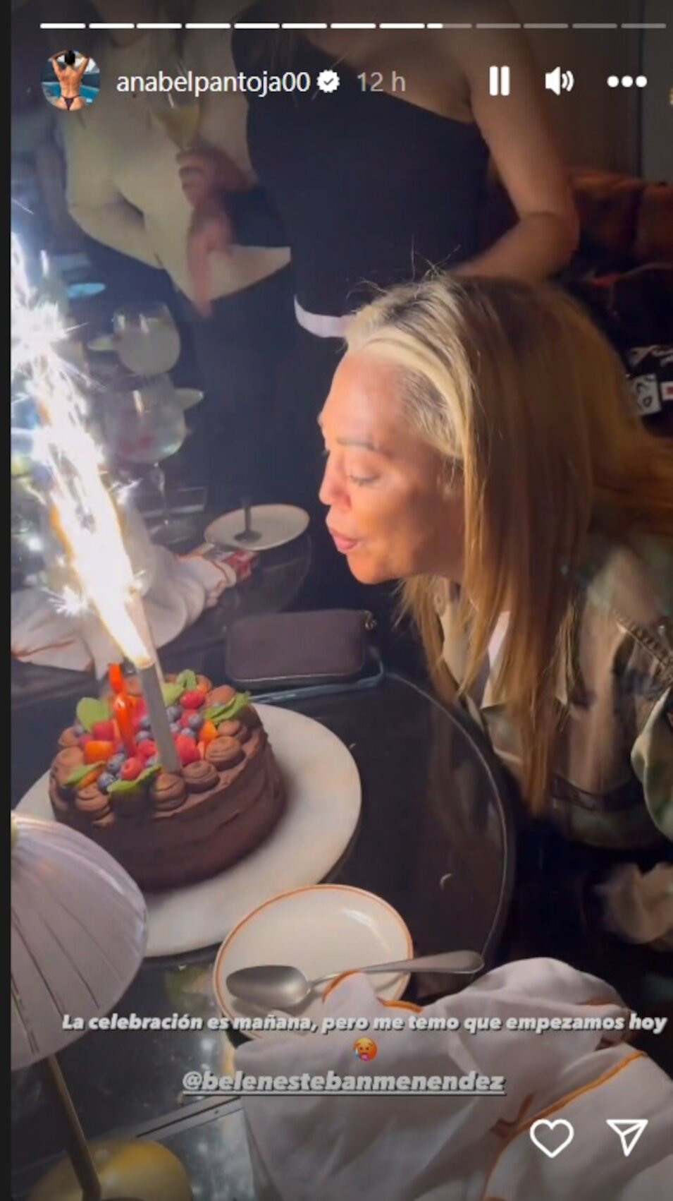 Belén Esteban celebrando su cumpleaños | Instagram