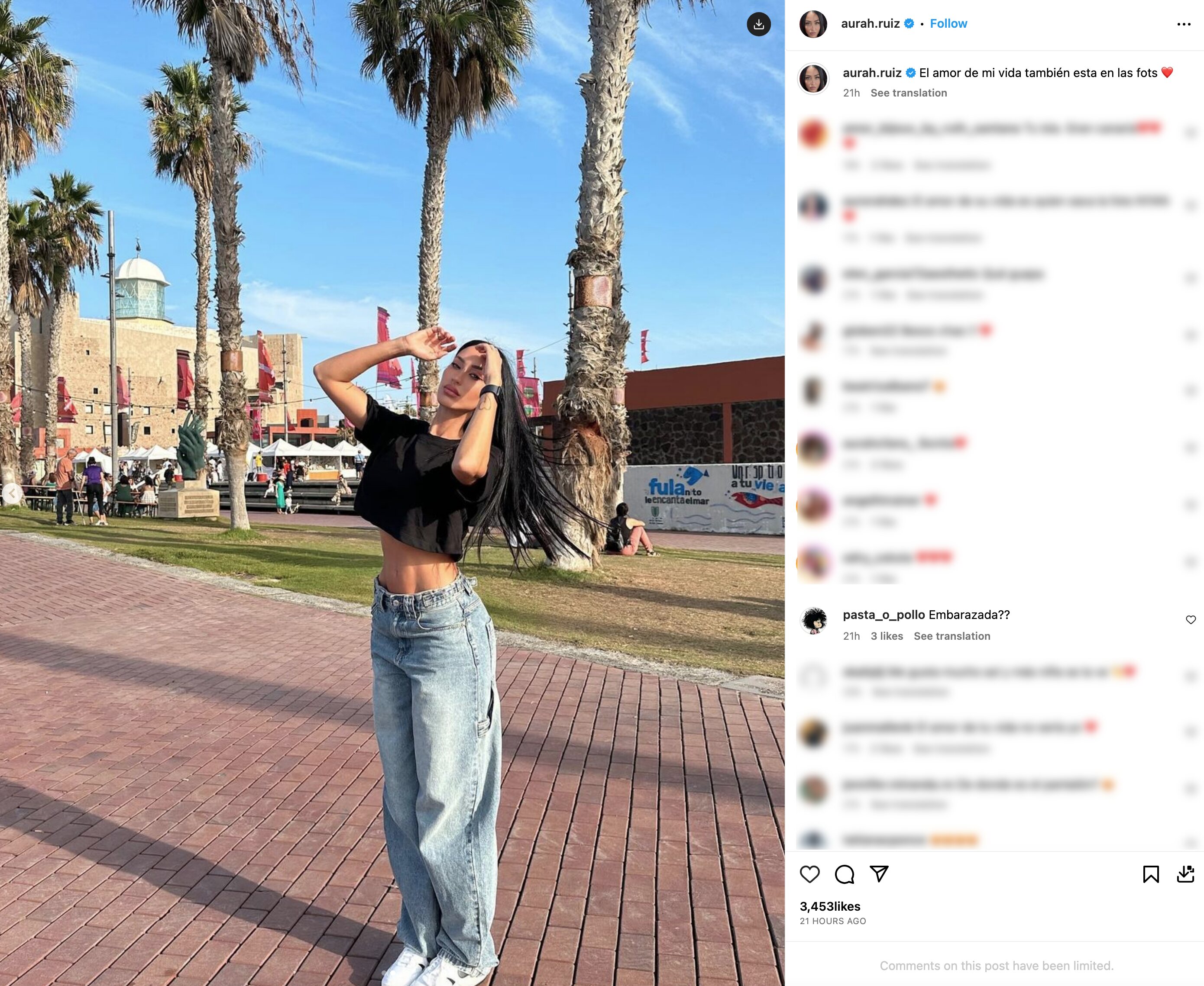 Aurah Ruiz levanta sospechas de embarazo con este post | Foto: Instagram