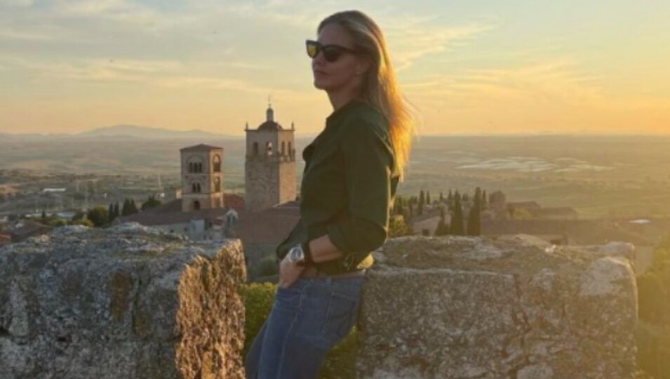 Genoveva Casanova en el Castillo de Trujillo, Cáceres | Instagram