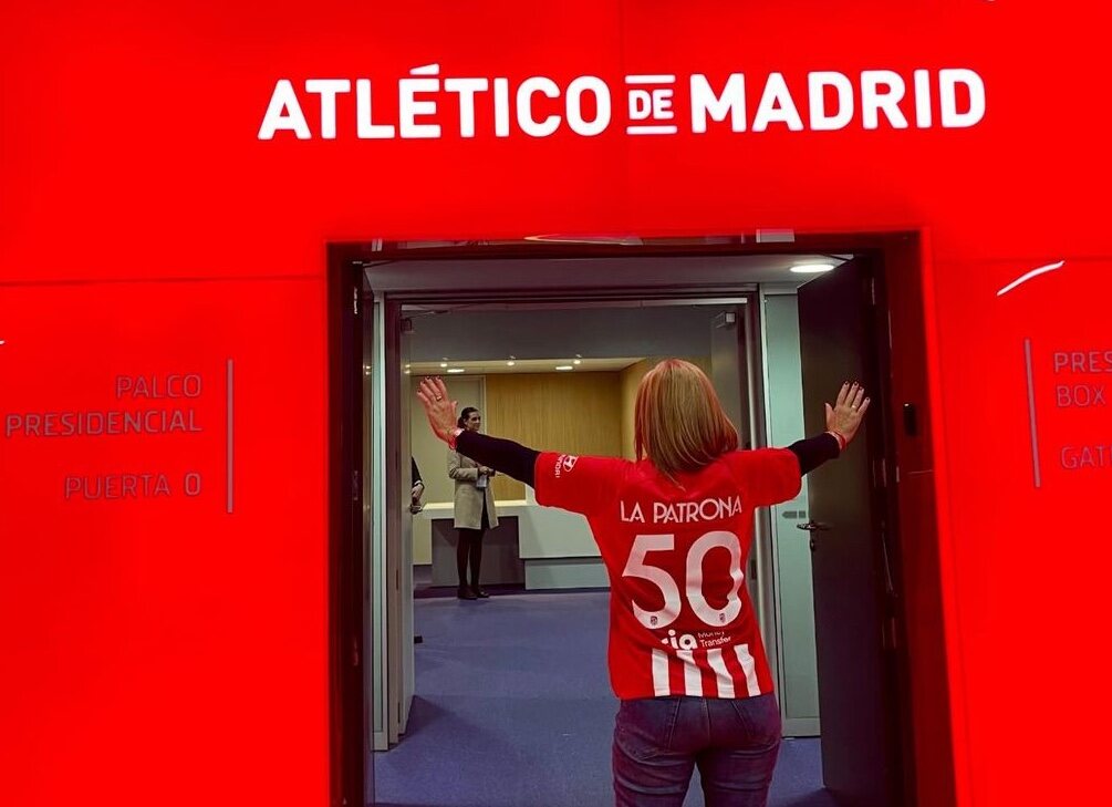 Belén Esteban en el Metropolitano/ Foto: Instagram