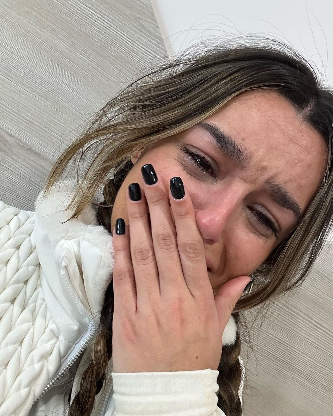 Marta Díaz llorando/ Foto: Instagram